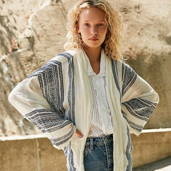 Free People Tops - Free People Sarape Kimono  NWT